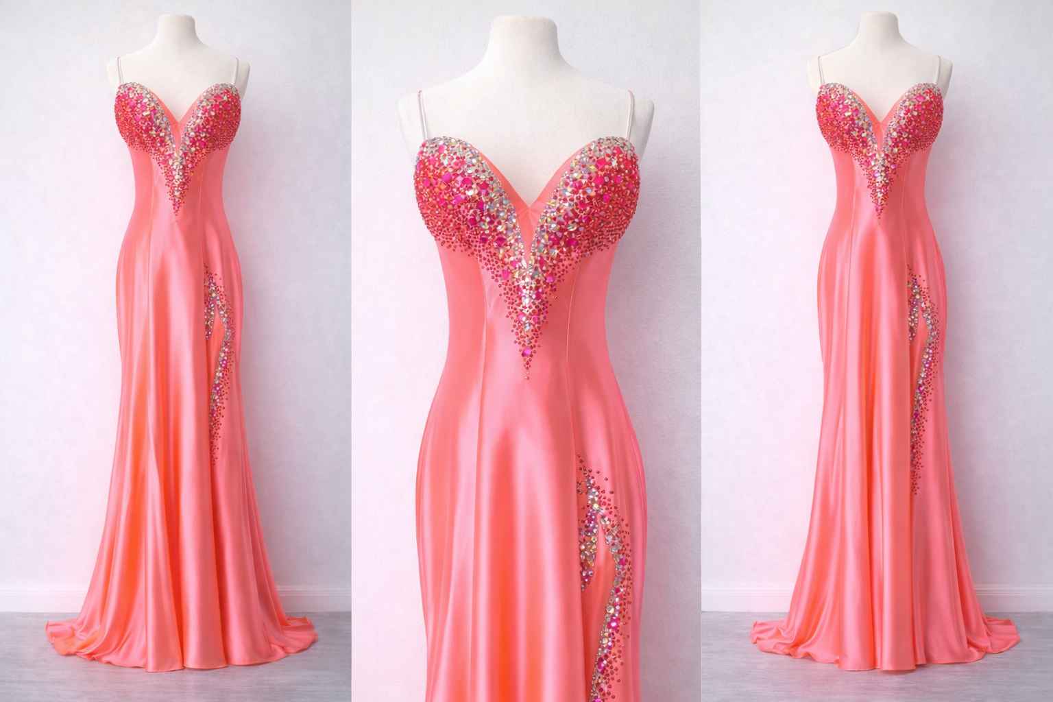 FeFenix Coral Glow Dress