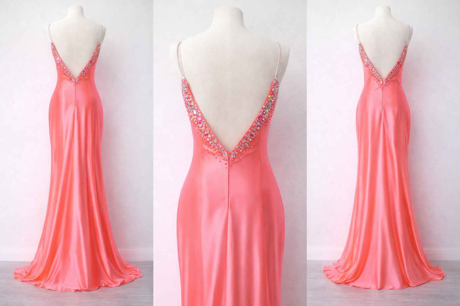 FeFenix Coral Glow Dress